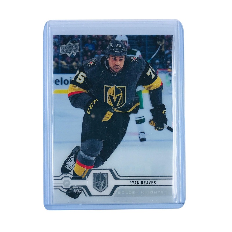 Ryan Reaves Vegas Golden Knights 19-20 Upper Deck Series 1 NHL 196 Clear Cut Card