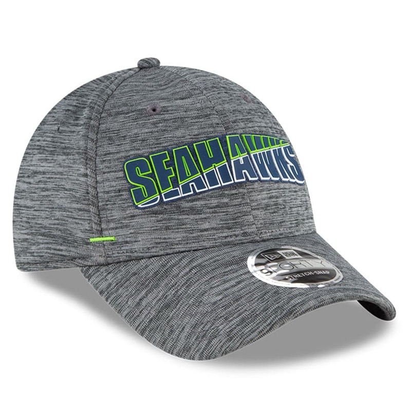 Seattle Seahawks New Era NFL 2020 Summer Sideline 9FORTY Snapback Curve Hat – Heather