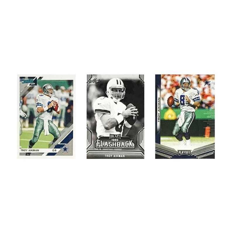 Troy Aikman Dallas Cowboys Panini NFL 3 Card Set