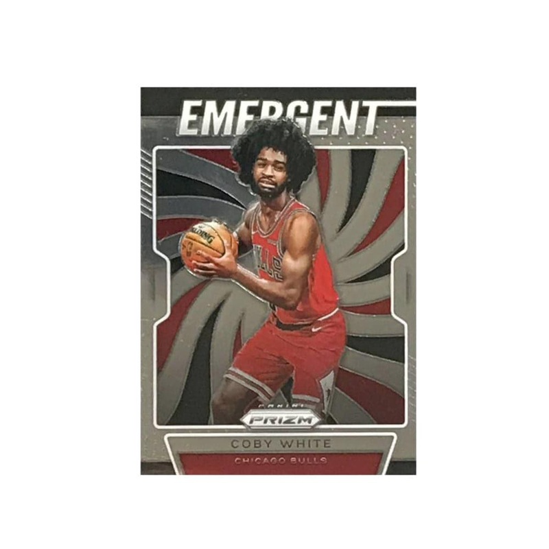 Coby White 2019-20 Panini Prizm NBA Emergent Rookie Insert Card