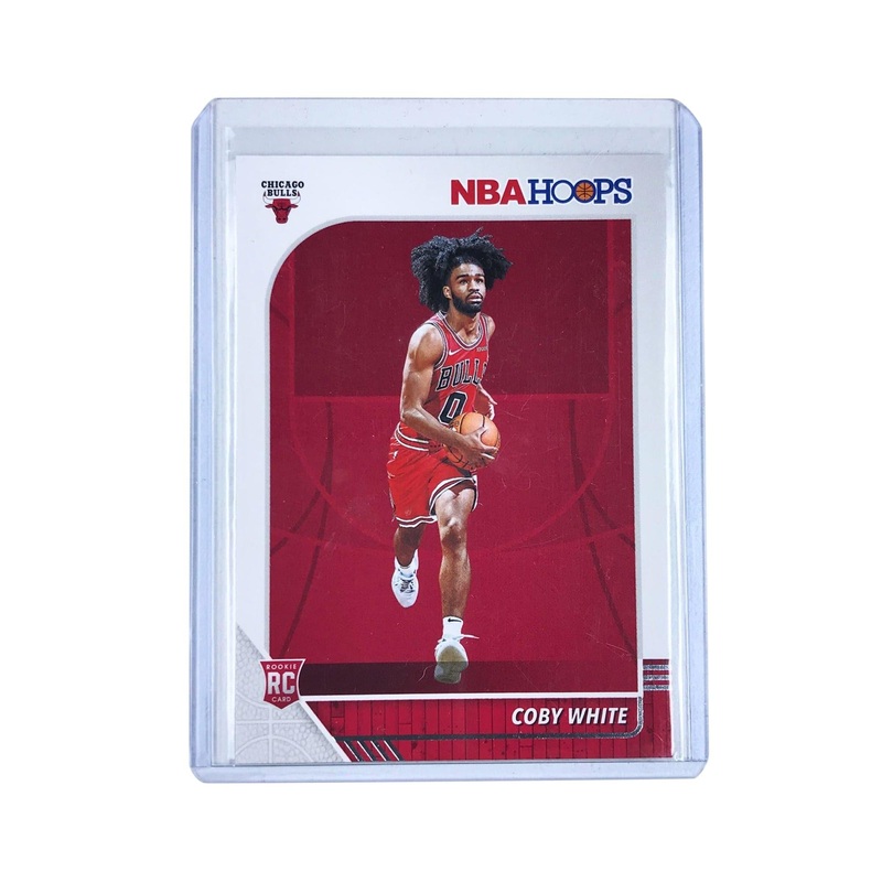 Coby White Chicago Bulls 2019-20 Panini Hoops NBA Rookie Base 204 Card