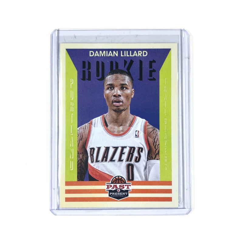 Damian Lillard Portland Trail Blazers 2012-13 Panini Past Present NBA Rookie Card