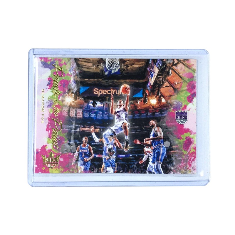 De’Aaron Fox Sacramento Kings 2019-20 Panini Court Kings NBA Points In The Paint Card
