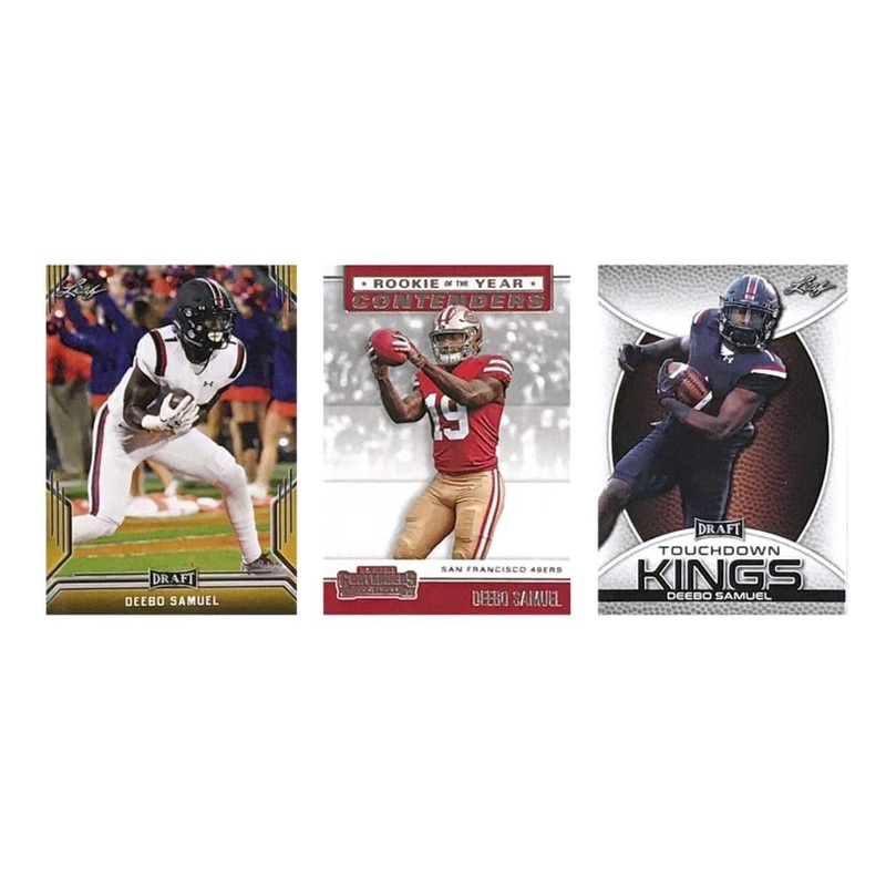 Deebo Samuel San Francisco 49ers 2019 Panini NFL 3 Insert Card Set