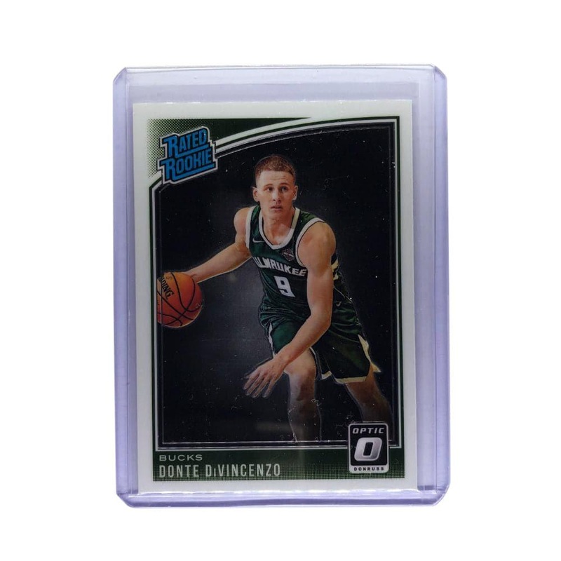 Donte DiVincenzo Milwaukee Bucks 2018-19 Panini Donruss Optic NBA Rated Rookie Card