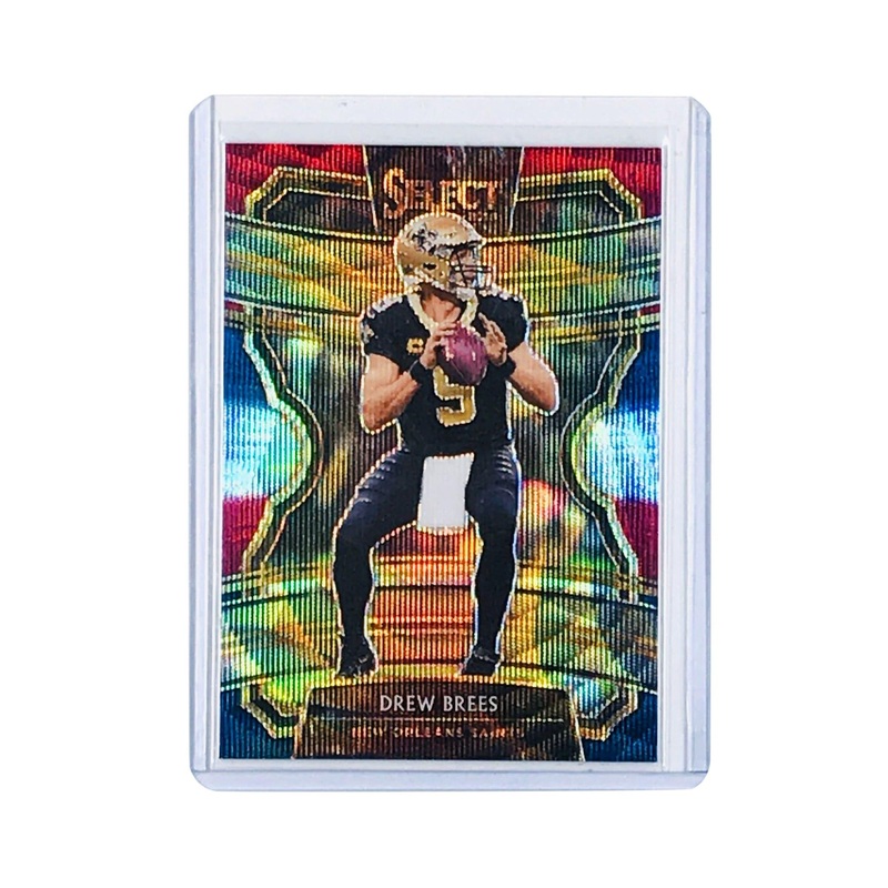 Drew Brees New Orleans Saints 2019 Panini Select NFL Concourse Tri-Colour /199 Card