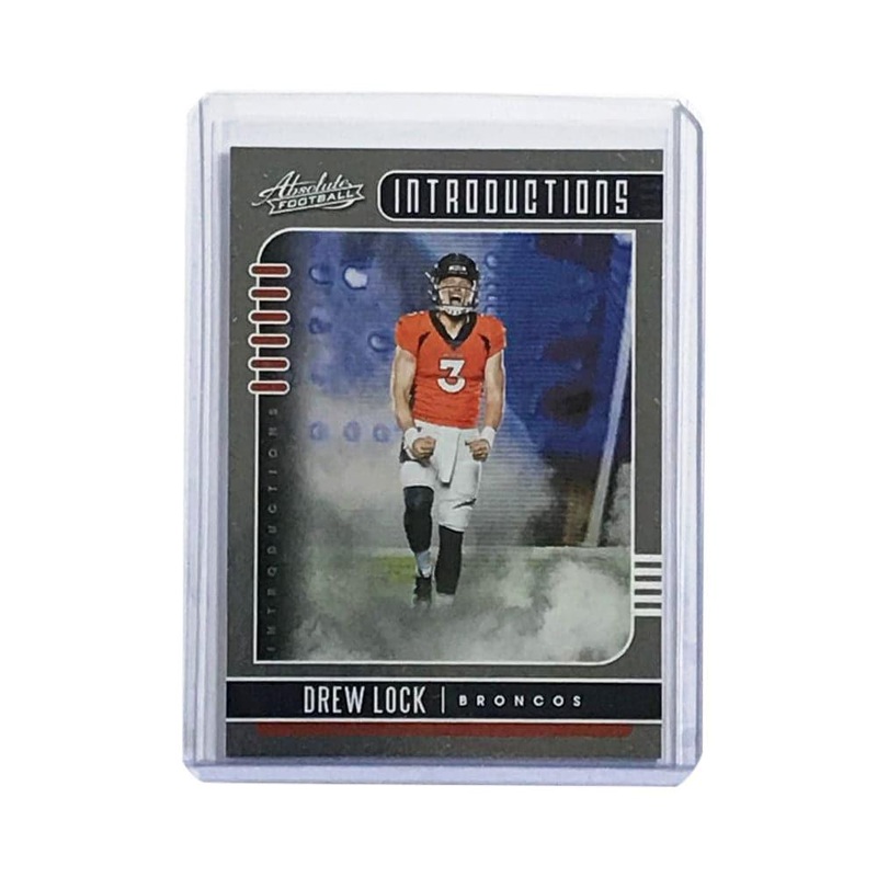 Drew Lock 2019 Panini Absolute NFL Introductions Rookie Insert Card