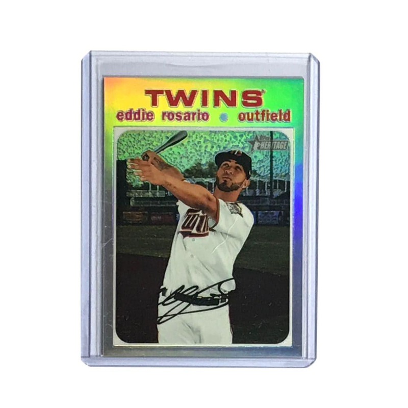 Eddie Rosario Minnesota Twins Topps Heritage 465/571 Chrome MLB Card