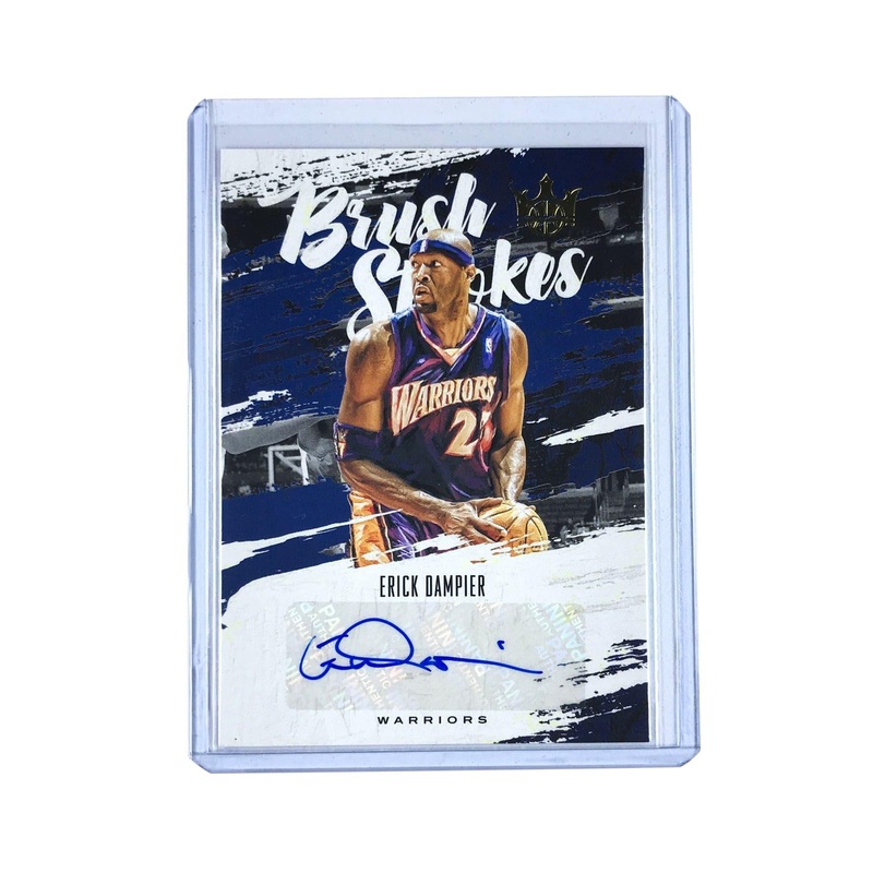 Erick Dampier Golden State Warriors 2019-20 Panini Court Kings NBA Brush Strokes /149 Card