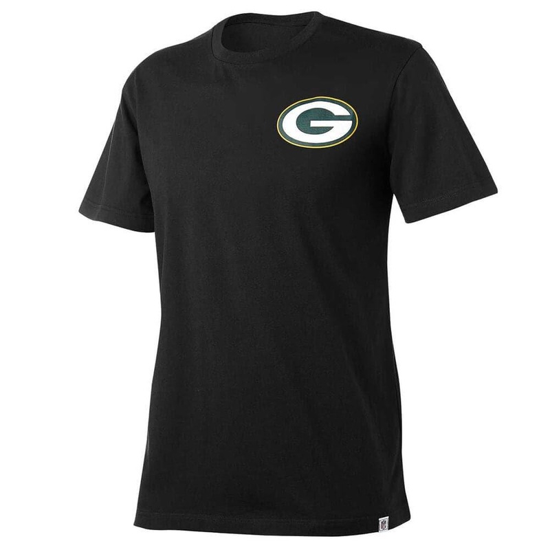 Green Bay Packers Majestic NFL Drimer T-Shirt – Black