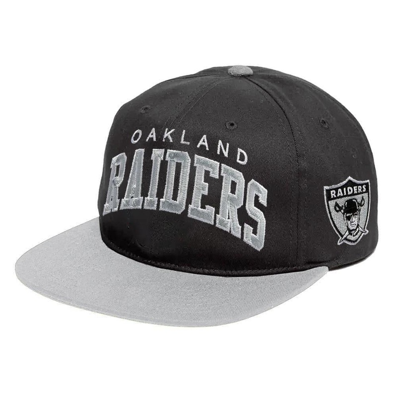 Las Vegas Raiders Mitchell & Ness NFL 2T Vintage Arch Deadstock Snapback Hat – Purple