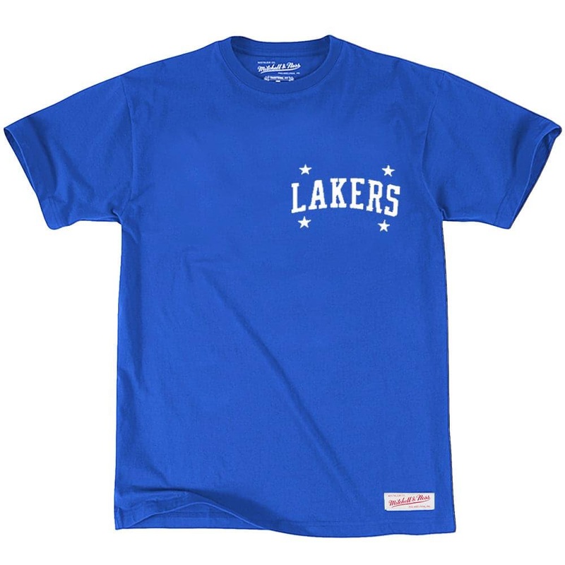 Los Angeles Lakers Mitchell & Ness NBA Colour Pop T-Shirt – Blue