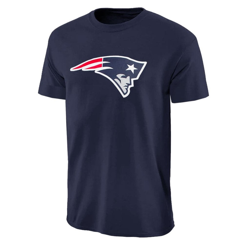 New England Patriots NFL Team Apparel Prism Logo T-Shirt – Navy
