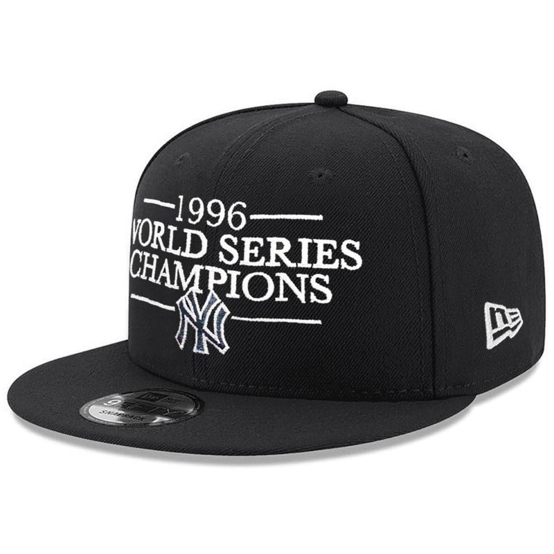 New York Yankees New Era MLB 1996 World Series Champions 9FIFTY Snapback Hat – Black