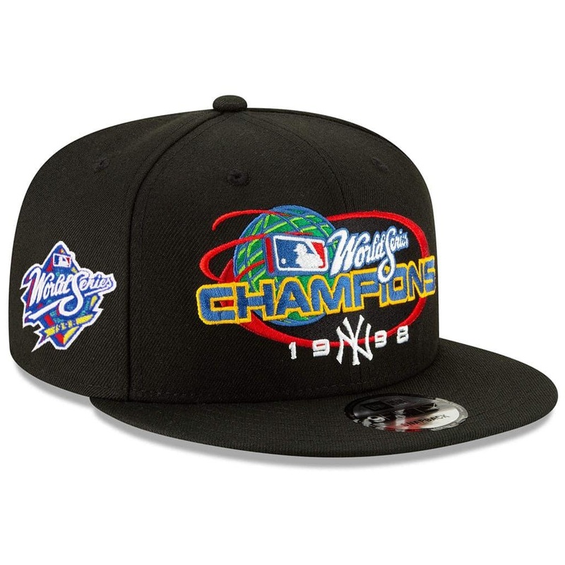 New York Yankees New Era MLB 1998 World Series Champions 9FIFTY Snapback Hat – Black