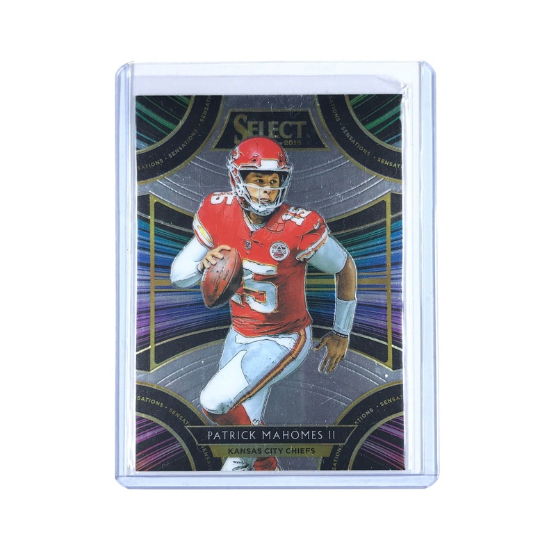 Patrick Mahomes 2018 Panini Select NFL Sensations SE-3 Card