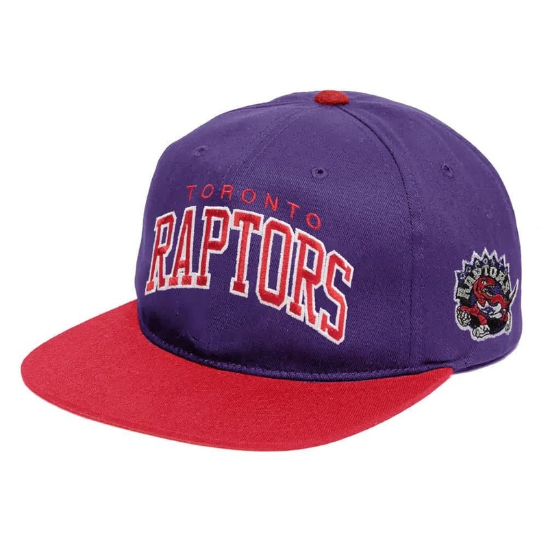 Toronto Raptors Mitchell & Ness NBA 2T Vintage Arch Deadstock Snapback Hat – Purple