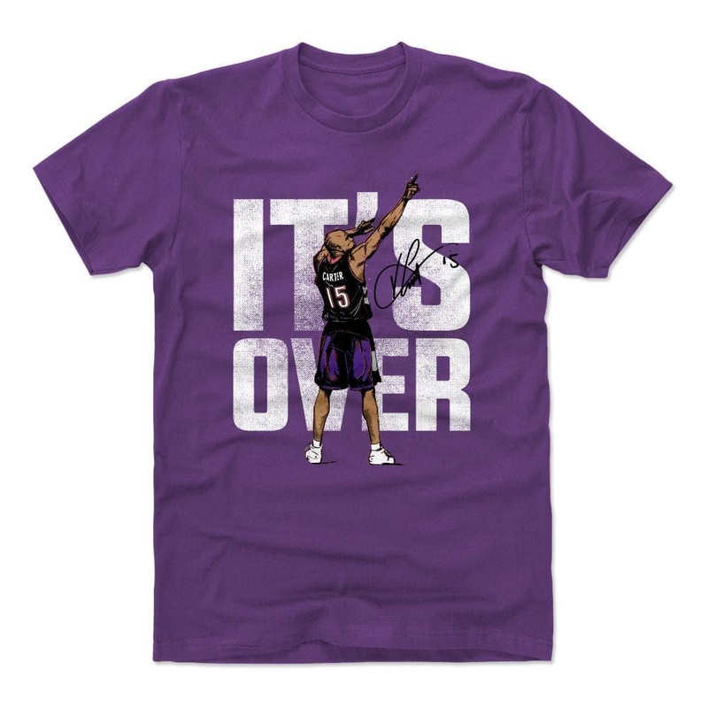 Vince Carter Toronto Raptors 500 Level NBA Point T-Shirt – Purple