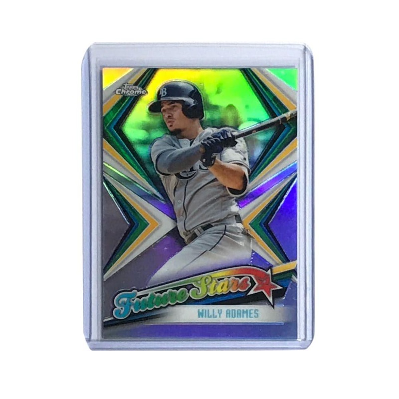 Willy Adames Tampa Bay Rays Topps Chrome MLB Future Stars Card