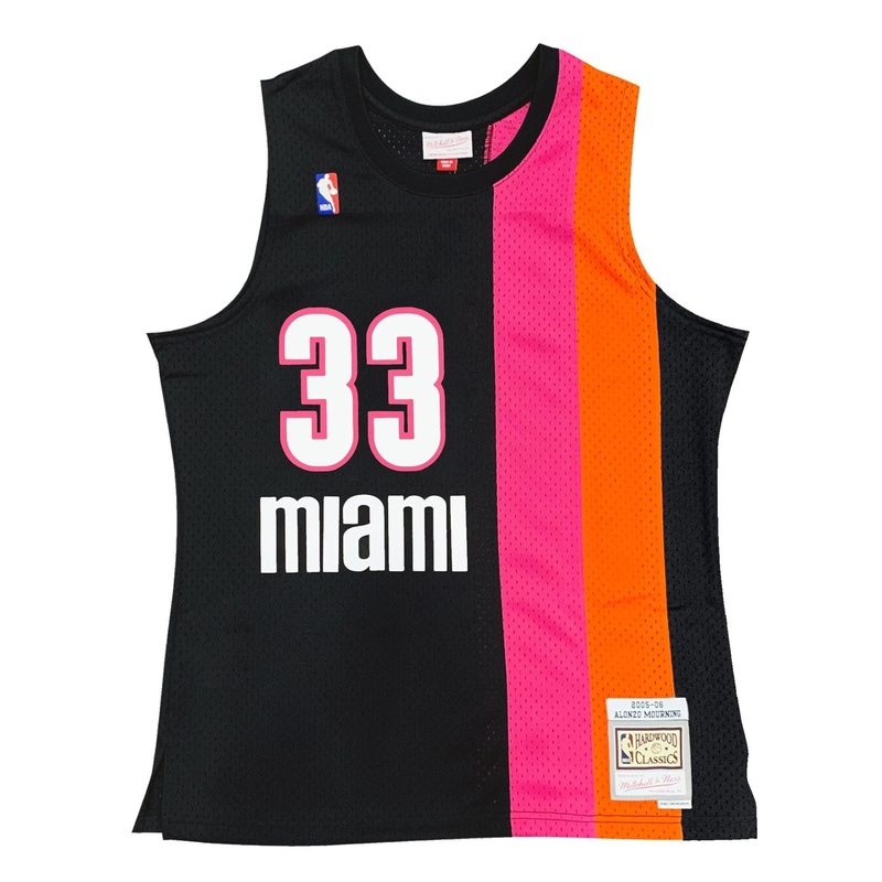 Alonzo Mourning Miami Heat Mitchell & Ness NBA 05-06 Swingman Jersey – Black