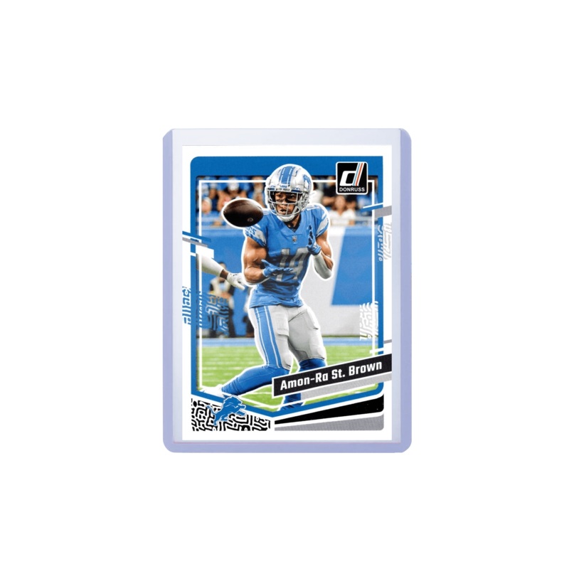 Amon-Ra St Brown Detroit Lions Panini NFL 23-24 Donruss Card