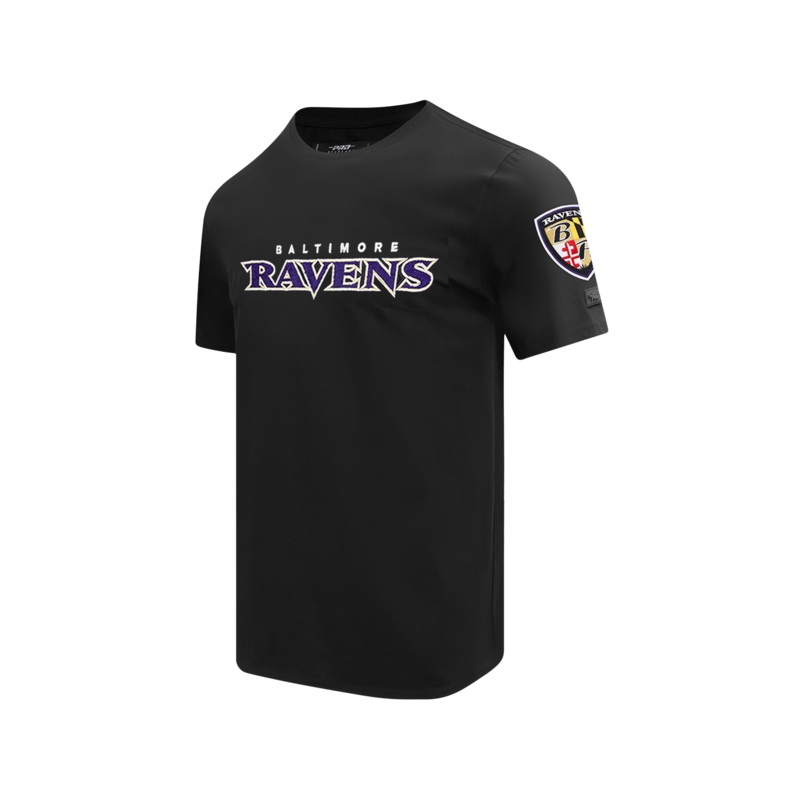 Baltimore Ravens Pro Standard NFL Classic Chenille Flex T-Shirt – Black