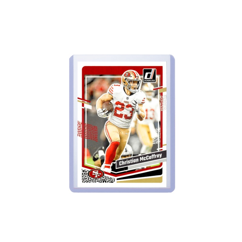 Christian McCaffrey San Francisco 49ers Panini NFL 23-24 Donruss Card