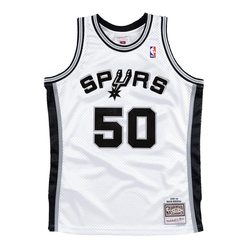 David Robinson San Antonio Spurs Mitchell & Ness NBA 98-99 Swingman Jersey – White