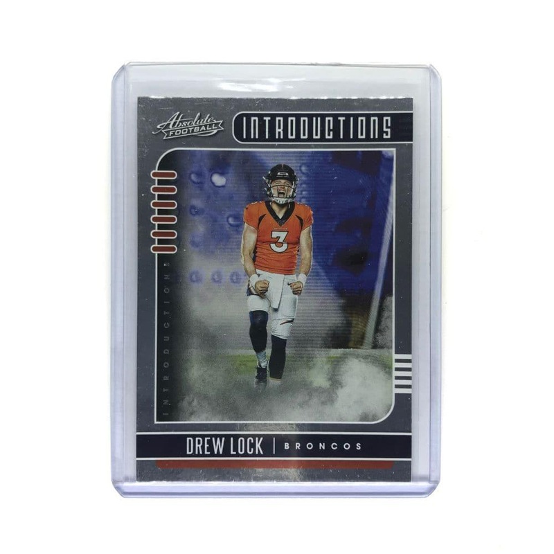 Drew Lock Denver Broncos 2019 Panini Absolute NFL Introductions Card