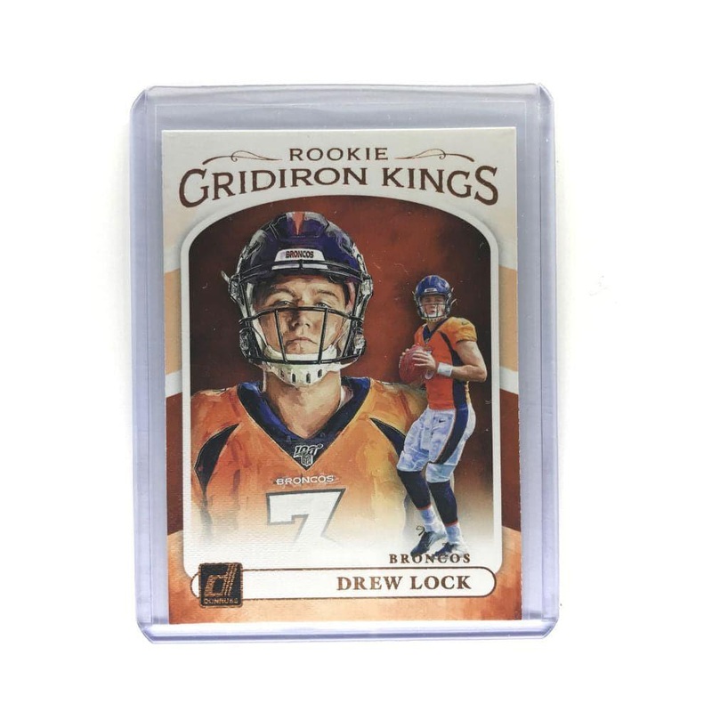 Drew Lock Denver Broncos 2019 Panini Donruss NFL Gridiron Kings Rookie Card