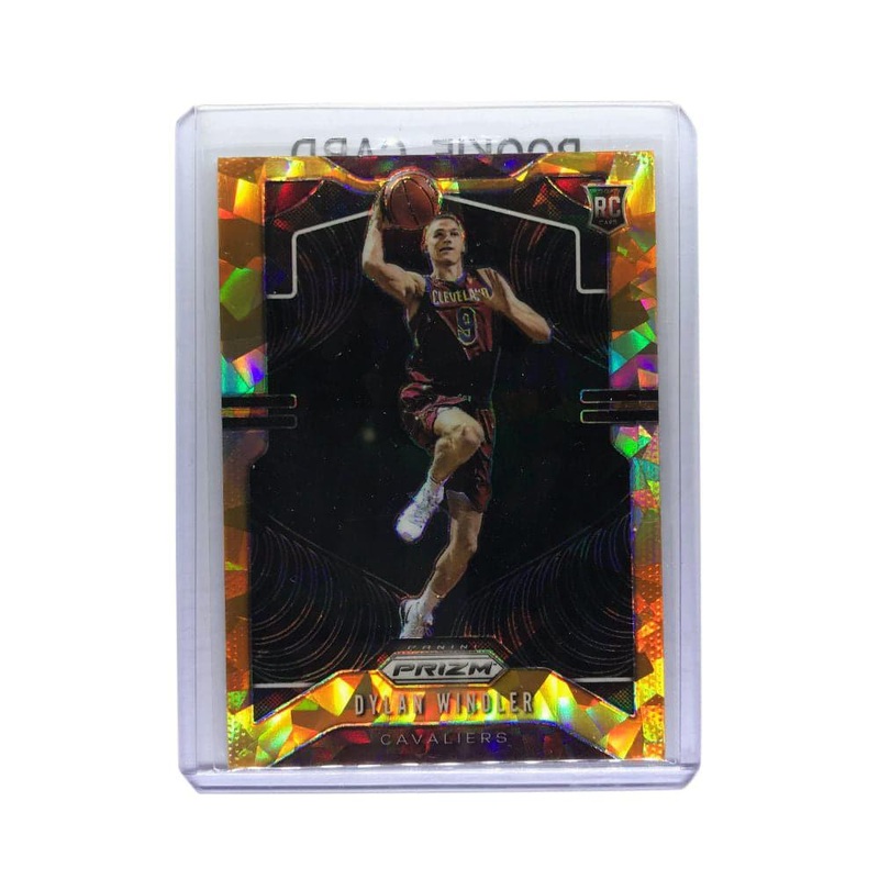 Dylan Windler Cleveland Cavaliers 2019-20 Panini Prizm NBA Orange Cracked Ice Rookie Card