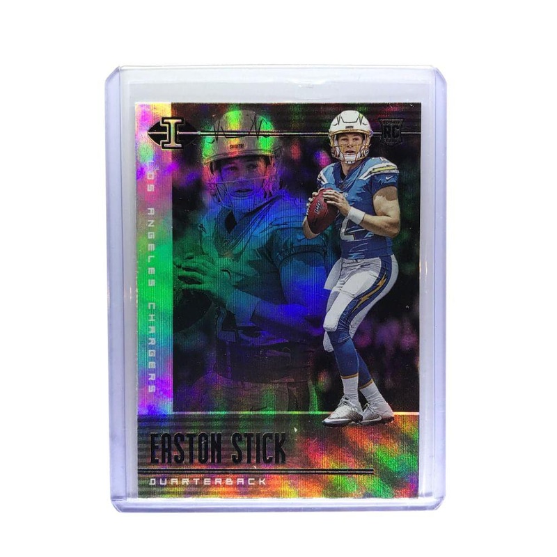 Easton Stick Los Angeles Chargers 2019 Panini Illusions NFL Rookie Card