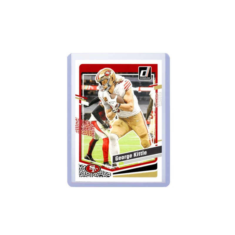 George Kittle San Francisco 49ers Panini NFL 23-24 Donruss Card