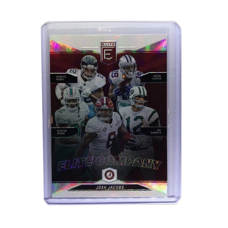 Josh Jacobs Las Vegas Raiders 2019 Panini Donruss Elite Company NFL Card