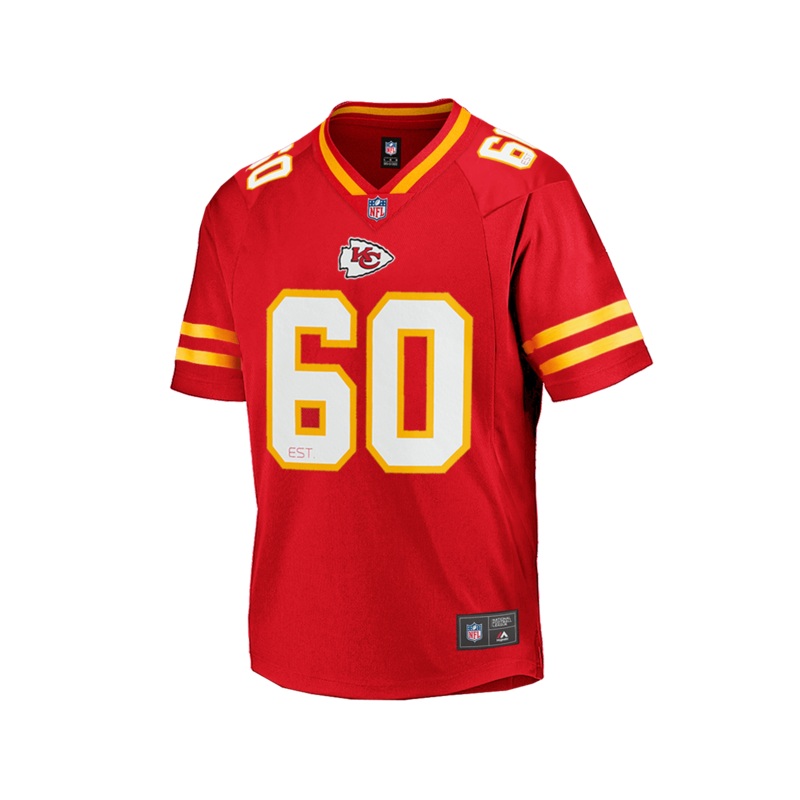 Kansas City Chiefs NFL Foundation Replica Mesh Jersey – Red