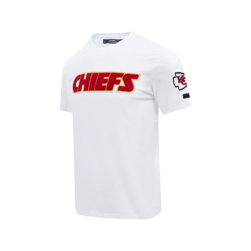 Kansas City Chiefs Pro Standard NFL Classic Chenille Flex T-Shirt – White