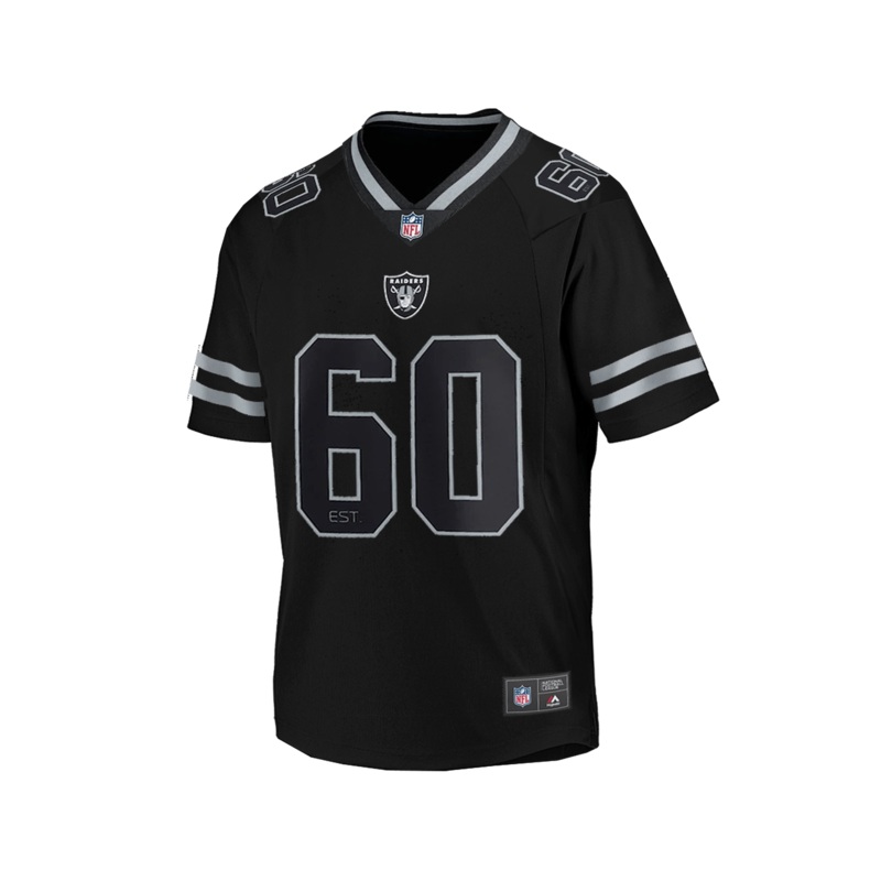 Las Vegas Raiders NFL Foundation Replica Mesh Jersey – Black