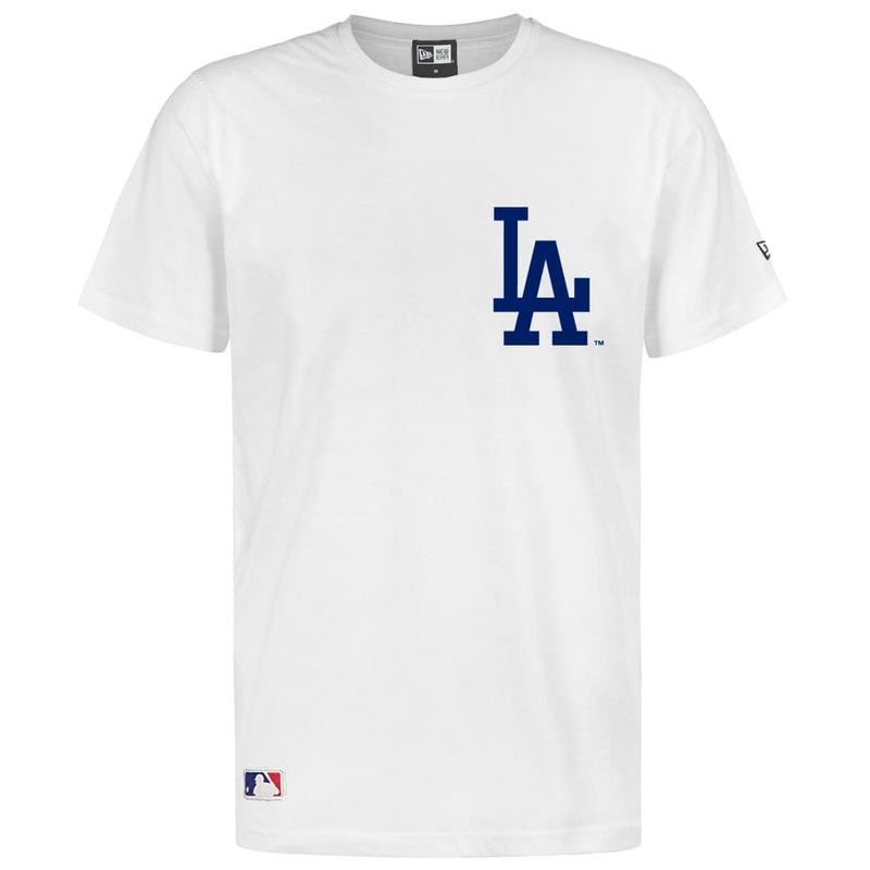 Los Angeles Dodgers New Era MLB Wordmark Repeat T-Shirt – White