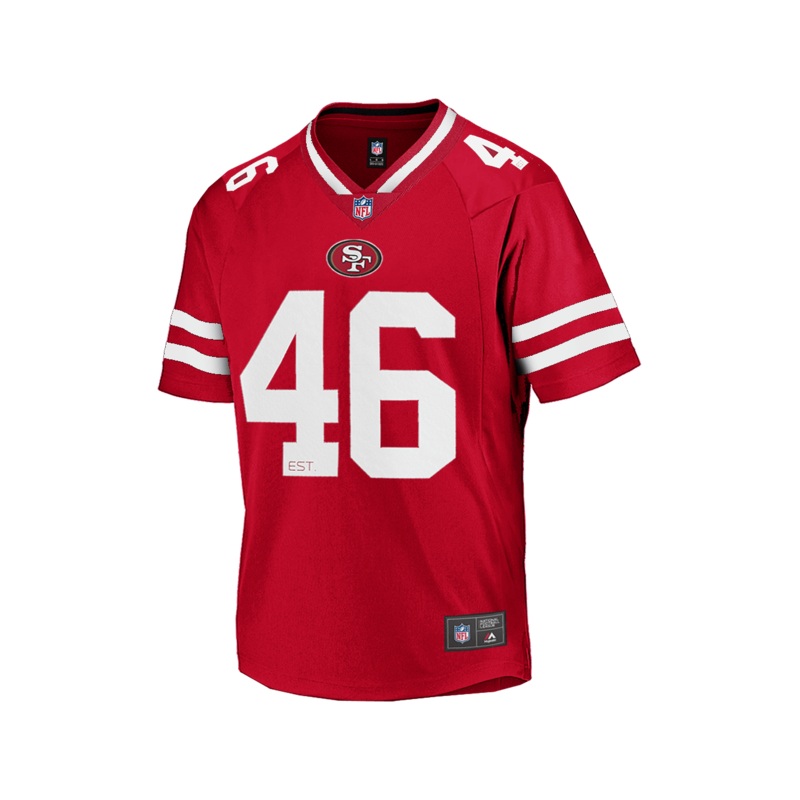 San Francisco 49ers NFL Foundation Replica Mesh Jersey – Red