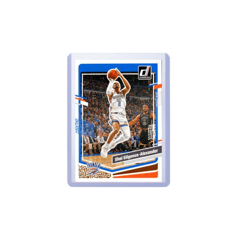 Shai Gilgeous-Alexander Oklahoma City Thunder Panini NBA 23-24 Donruss Card