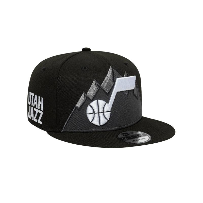 Utah Jazz New Era NBA Statement 9FIFTY Snapback Hat – Black