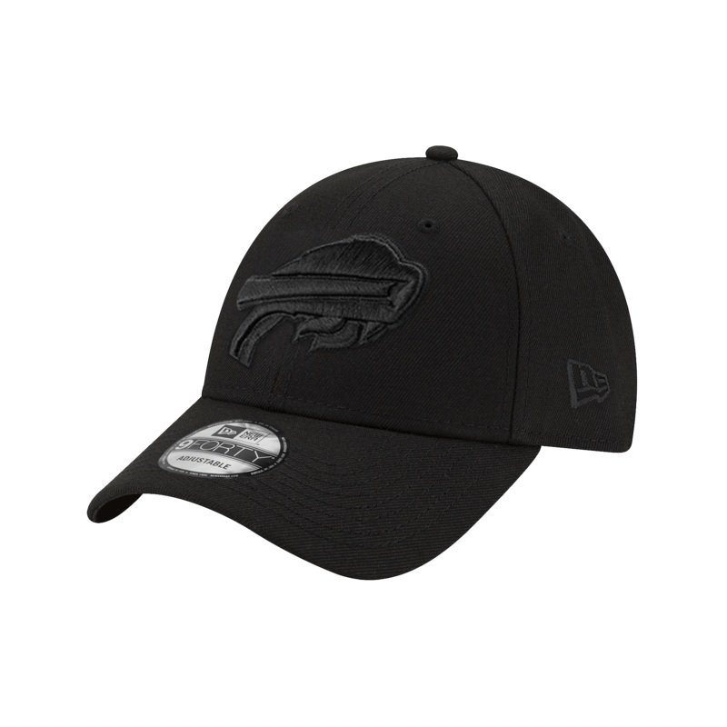 Buffalo Bills New Era NFL Black On Black 9FORTY Snapback Hat