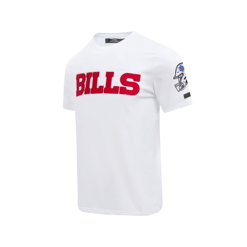 Buffalo Bills Pro Standard NFL Classic Chenille Flex T-Shirt – White