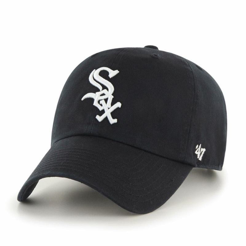 Chicago White Sox ’47 MLB Team Clean Up Strapback Hat – Black