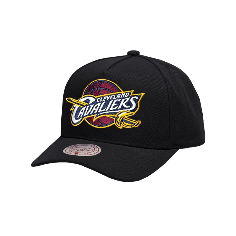 Cleveland Cavaliers Mitchell & Ness NBA HWC Pro Pinch Snapback Hat – Black