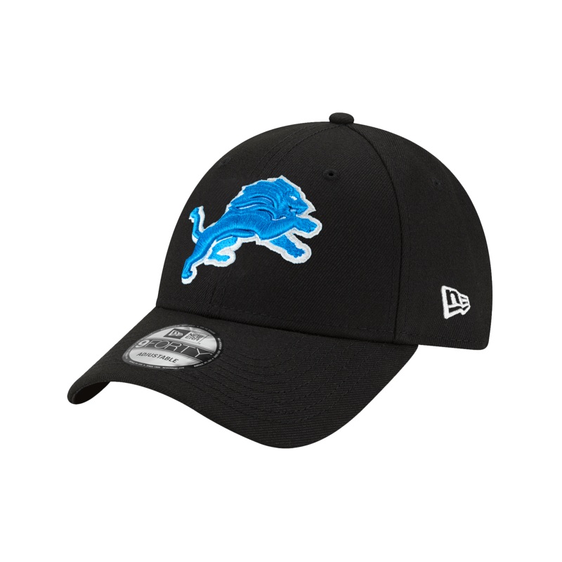 Detroit Lions New Era NFL Team 9FORTY Snapback Hat – Black