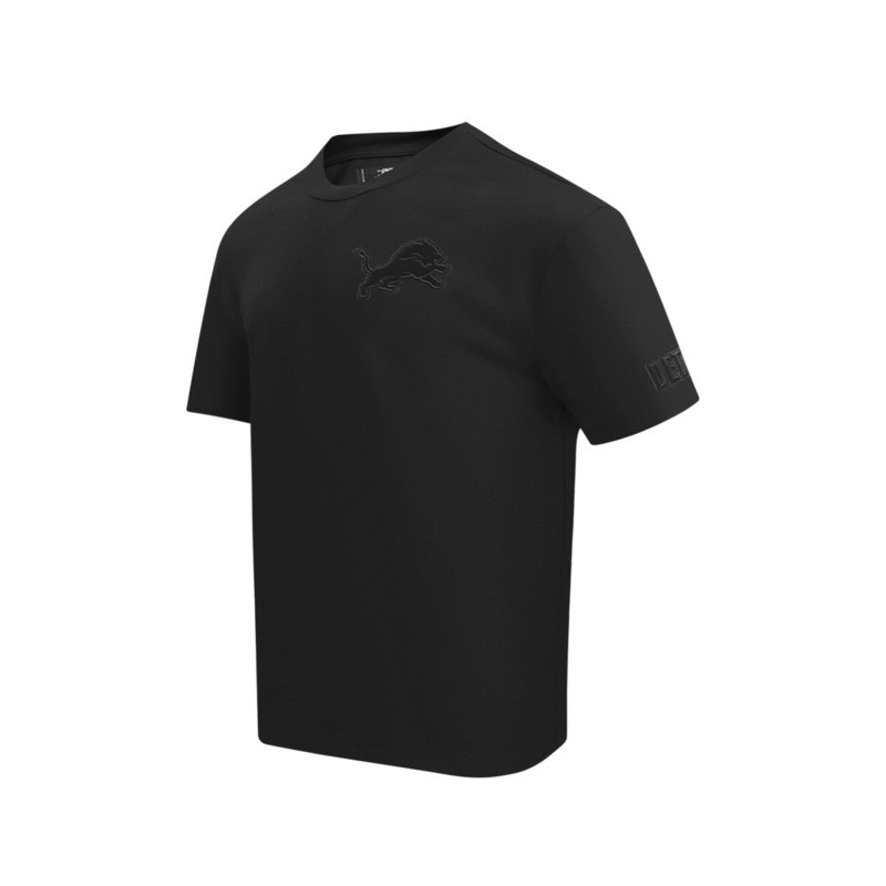 Detroit Lions Pro Standard NFL Tonal Drop Shoulder Flex T-Shirt – Black