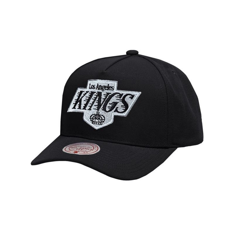 Los Angeles Kings Mitchell & Ness NHL Team Pro Pinch Snapback Hat – Black