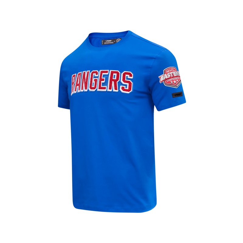 New York Rangers Pro Standard NHL Classic Chenille Flex T-Shirt – Blue