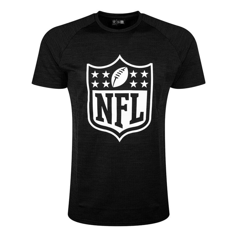 NFL Shield New Era Engineered Performance Raglan T-Shirt – Black